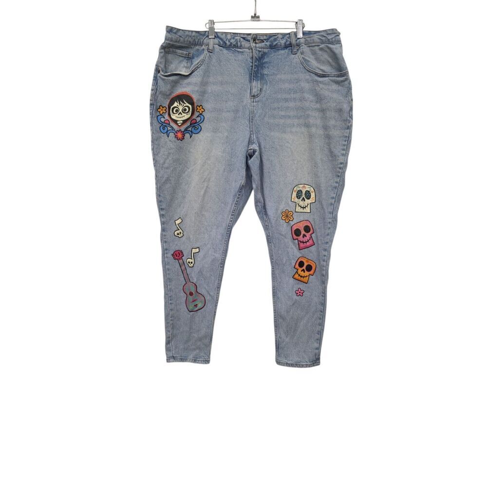Disney Hot Topic Pixar Coco Mom Hi Jeans Plus Size 20
